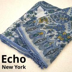 未使用タグ付き　エコーニューヨーク　シルク　スカーフ　ペイズリー 未使用 エコーニューヨーク Echo New York スカーフ - メルカリ