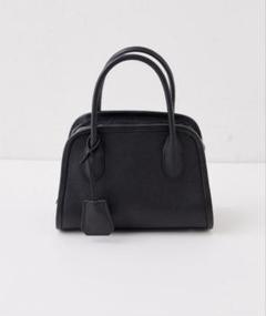 【美品】ウィムガセット　Hoaw. ＊ミニボストンバッグ＊ブラック