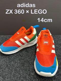 美品 adidas ZX 360 × LEGO オレンジ 14cm - メルカリ