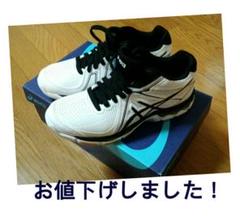 アシックス ゲルネットバーナーバリスティックMT バレーボールシューズ!
