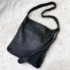 00s archive leather one shoulder bag Y2K