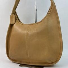 【美品・希少色】コーチ エルゴ ワンショルダーバッグ レザー イエロー 9025