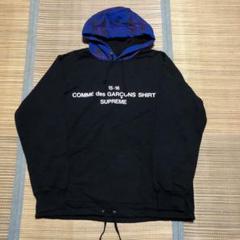 15aw supreme ギャルソン  チェック　パーカー　garcons L 2025年最新】supreme comme des garcons 15aw パーカーの人気