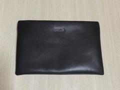 rio 　ディオール　ノベルティ　レザーポーチ　ブラック　千鳥格子柄 ディオール ノベルティ レザーポーチ ブラック 千鳥格子柄 箱