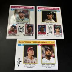 topps 2025 heritage ジャッジ　ホセラミレス　チザム Jr.