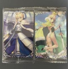 FGO Fate ウエハース カード アルトリア 水着 復刻版 セイバー