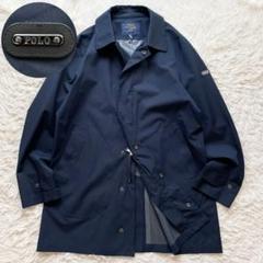 美品 ポロ ラルフローレン リバーシブル ステンカラーコート ネイビー M相当 2025年最新】POLO RALPH LAUREN メンズ ステンカラーコートの
