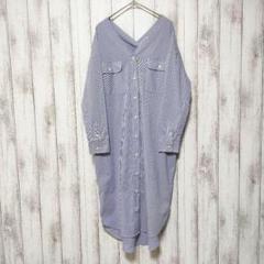 radicle ラディクル サイズ38　ダブルポケット シャツワンピース