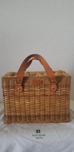 kate spade ラタン ボックス型かごバッグ kate spade ラタン ボックス型かごバッグ - メルカリ