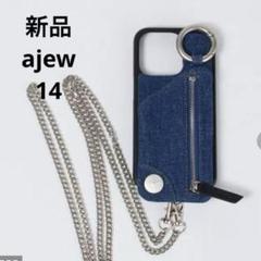 新品　ajew エジュー　RED CARD iPhone ケース デニム