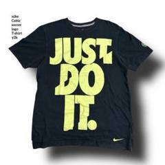 nikeナイキセルティックビッグロゴTシャツy2kfootballブラックM
