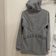 Lululemon グレー フルジップパーカー　サイズ4 LULULEMON 1/4 Zip Performance Sweatshirt Heather Gray