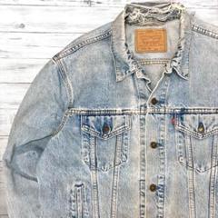 《激レア》Levi's リーバイス☆デニムジャケット XL ブルー JK396