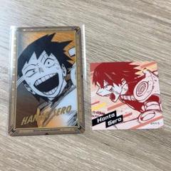 ヒロアカ展 瀬呂範太 箔押しクリアカード＆スクエアステッカー