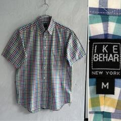 USA製 IKE BEHAR ギンガムチェック BDシャツ アイクベーハー