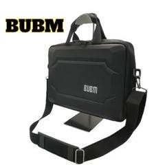 BUBM ノートパソコン　ハードシェル PCケース ショルダー 二層 2way