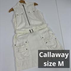 Callaway ワンピース　ベルト　サロペット　オールインワン　ゴルフ　M