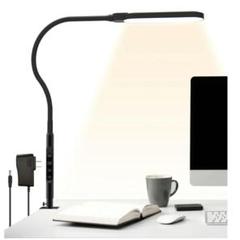 【新品】JIREUAFY デスクライト LED 15W 調光可能 ブラック