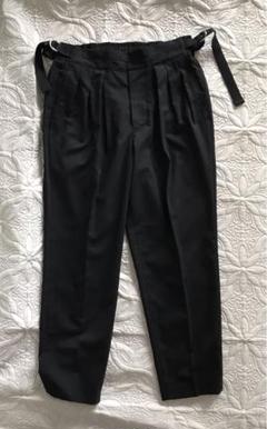 「美品」YASHIKI SAYATOMO ハカマテーパードスラックス　サイズ1 美品」YASHIKI SAYATOMO ハカマテーパードスラックス サイズ1
