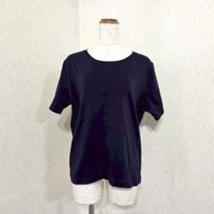 GLACIER 半袖Tシャツ（LL）ネイビー コットン素材 ゆったり