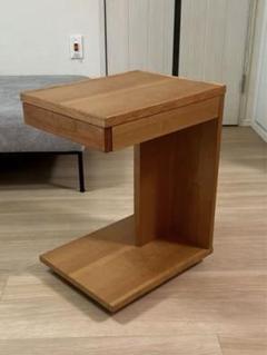 美品】サイドテーブル　GIRARE ジラーレ_ブラックチェリー無垢材 m71744028061_1.jpg?1720588193