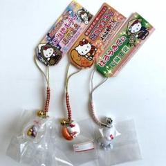 ご当地キティ ハローキティ ストラップ 新潟限定 湯沢温泉 柿の種 kitty