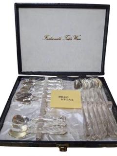 【未使用・美品】シルバー950製品　デザートフォーク6本セット 未使用・美品】シルバー950製品 デザートフォーク6本セット