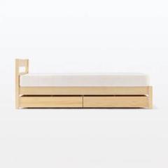 さば猫☆同梱割引さま②MUJI 無印ベッド下収納ウォールナット