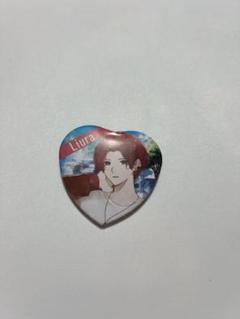 りうら　ハート型缶バッジ