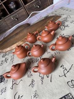 中国茶器 宜興 茶道具 紫砂壺 紫砂急須 朱泥 新品未使用