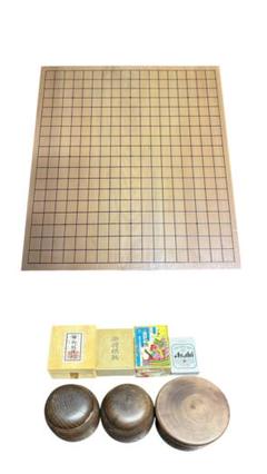 【中古品】囲碁セット（碁盤、碁石）囲碁磐　アンティーク　脚付 2025年最新】囲碁 碁盤セット中古の人気アイテム - メルカリ