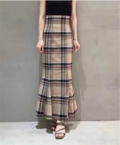 2022年最新】SNIDEL(スナイデル)/ハイウエストチェックスカートの人気