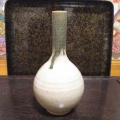 骨董品】【美品】瀬戸浩作 陶芸 益子焼きの花瓶＆箱付き
