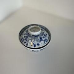 古伊万里（柿右衛門様式) 色絵唐花文桔梗形向付 5客 江戸時代