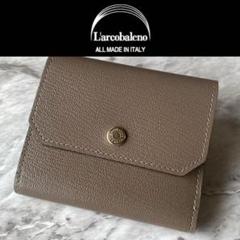 2429 【新品 定価40,700円】ラルコバレーノ★フラップ三つ折りウォレット
