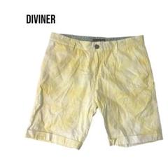 DIVINER 派手色ハーフパンツ　ダイダイ柄　個性的　お兄系　ディバイナー