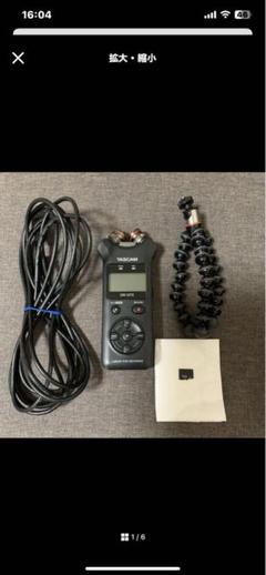 tascam dr-07x SDカードスタンド付き
