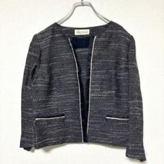 ビジューノーカラージャケット（30242010120