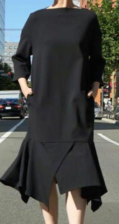 ASYMMETRY-ROUND SHIRT エンフォルド ENFOLD エンフォルドASYMMETRY-ROUND SHIRT