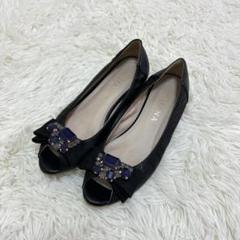 ダイアナ【美品】フラットシューズ　24.5 DIANA - DIANA 24 メッシュ パンプス フラットシューズの通販 by
