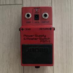 BOSS 1982年製 PSM-5 箱、ケーブル、取説、ステッカー付属 BOSS (ボス) エフェクター パワーサプライ/マスタースイッチ PSM