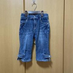 デニムブルー ハーフパンツ 140サイズ　半ズボン　綿95%