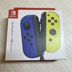 新品未使用ニンテンドーswitchコントローラーブルー／ネオンイエロー