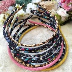 ハンドメイド カチューシャ デコパーツ 材料 ヘアアクセサリー 新品 未使用