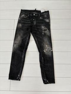 DSQUARED2 ブラック スキニーデニム　サイズ46 unique-jean_s74lb1296
