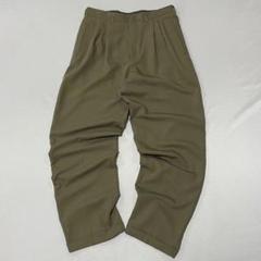 80s Vintage 3タック センタープレス レーヨン スラックス ドレープ