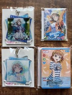 ラブライブ マルイ Aqours 缶バッジ 渡辺曜 6セット　③ ラブライブ マルイ Aqours 缶バッジ 渡辺曜 6セット ③（ラブ