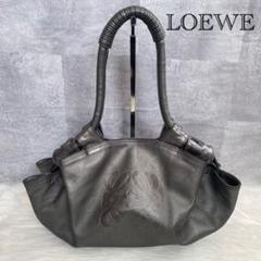 LOEWE ロエベ ナッパアイレ トートバッグ ナッパレザー シルバー