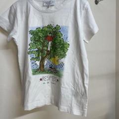agnès b. ホワイト Tシャツ 8 ans