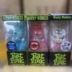 ★Rat Fink Wacky Wobbler 【4体セット】ガレージ/レンチ ラットフィンク ボビングヘッド 【GOLD】 | アメリカン雑貨LAX